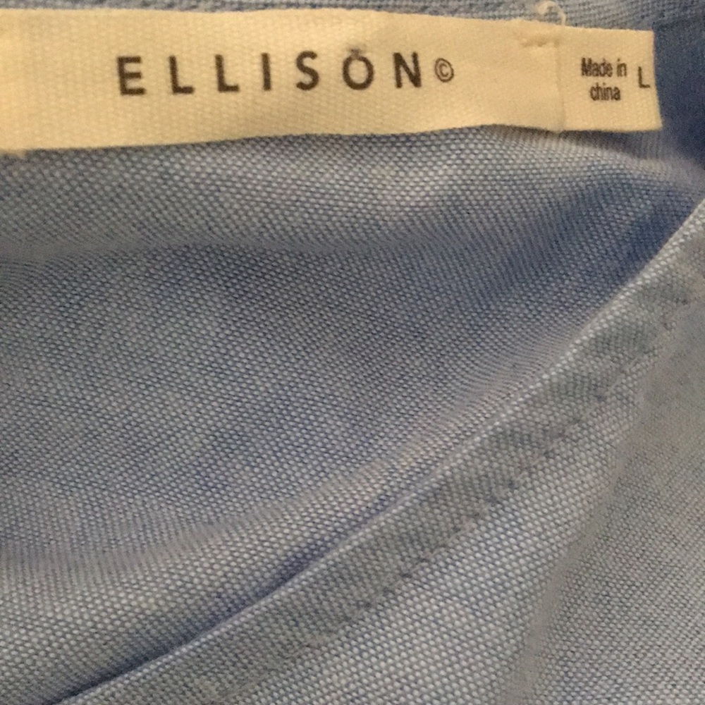🔴LAST CALL🔴Ellison PearlEmbellishedBellSleeveTop - Picture 6 of 7